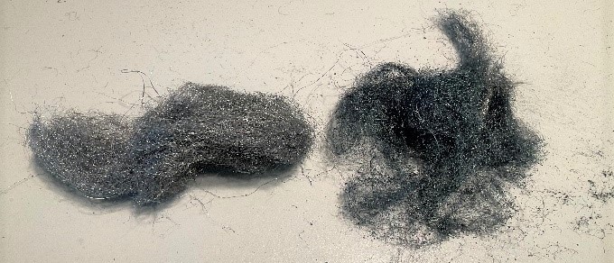 Oxidation Eisenwolle